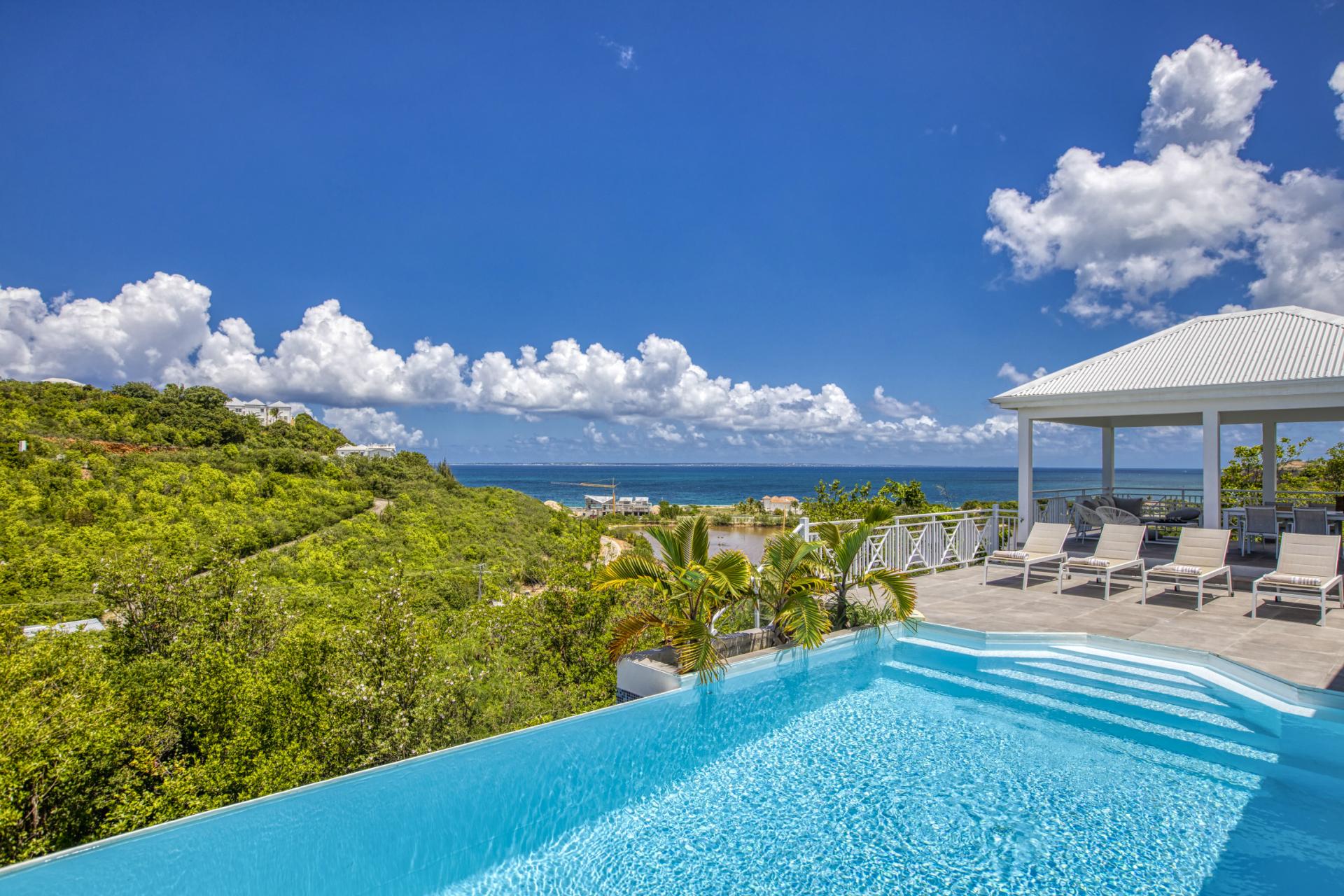 Location Villa Terres Basses Saint Martin-piscine-1
